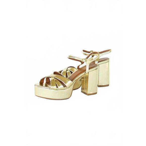 CHINESE LAUNDRY Shoes - NEW CHINESE LAUNDRY women's tessa metallic platform heels in gold